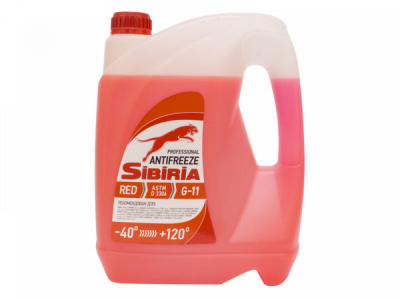 Антифриз SIBIRIA ОЖ-40 G11 красный 5кг