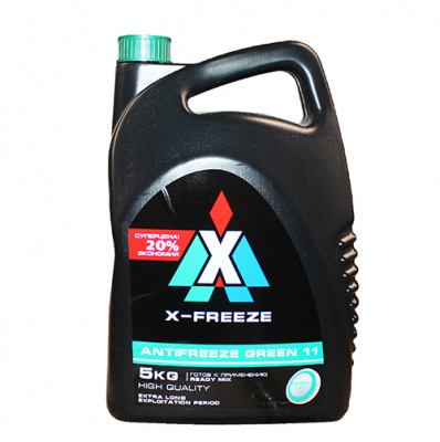 Антифриз X-Freeze Green/Classic 5кг