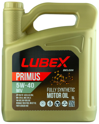 Синтетическое моторное масло PRIMUS MV 5W-40