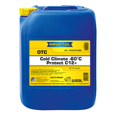 Антифриз RAVENOL OTC COLD CLIMATE Protect C12+ Premix -60C (готовый)
