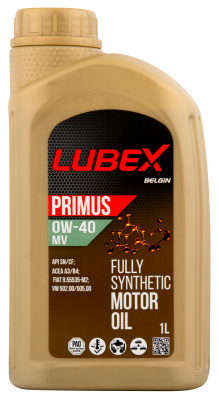 Синтетическое моторное масло PRIMUS MV 0W-40