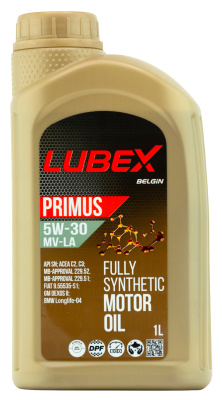 Синтетическое моторное масло PRIMUS MV-LA 5W-30