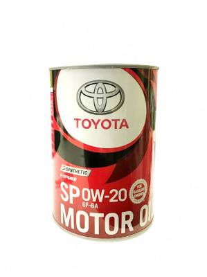 Toyota Motor Oil GF-6A SP 0w20 (1л) 08880-13206
