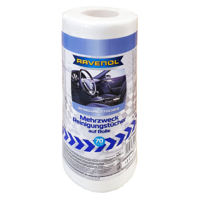 Полотенца RAVENOL бумажные отрывные в рулоне