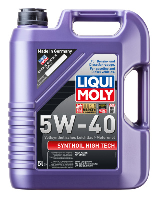 Синтетическое моторное масло Synthoil High Tech 5W-40