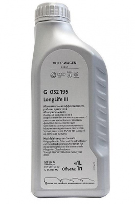 Volkswagen Longlife III 5W-30 (1л) G052195M2/G052195F2
