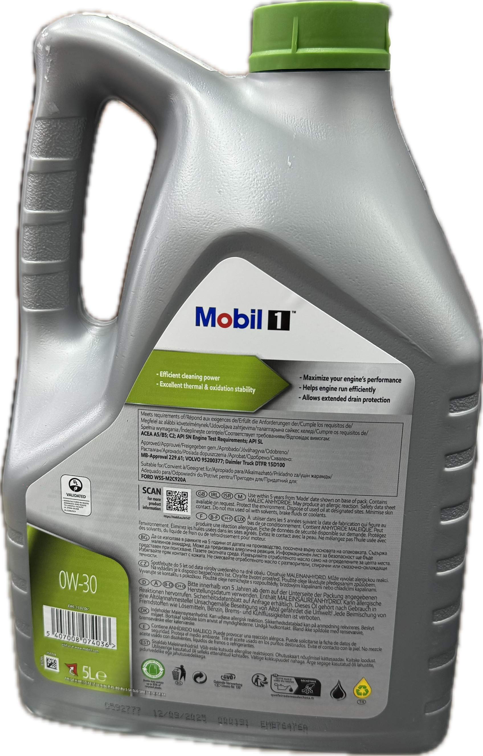 Mobil 1 ESP LV 0W-30 5л