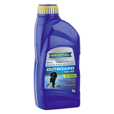 Моторное масло для 4-T лодочных моторов RAVENOL Outboardoel 4T 15W-40