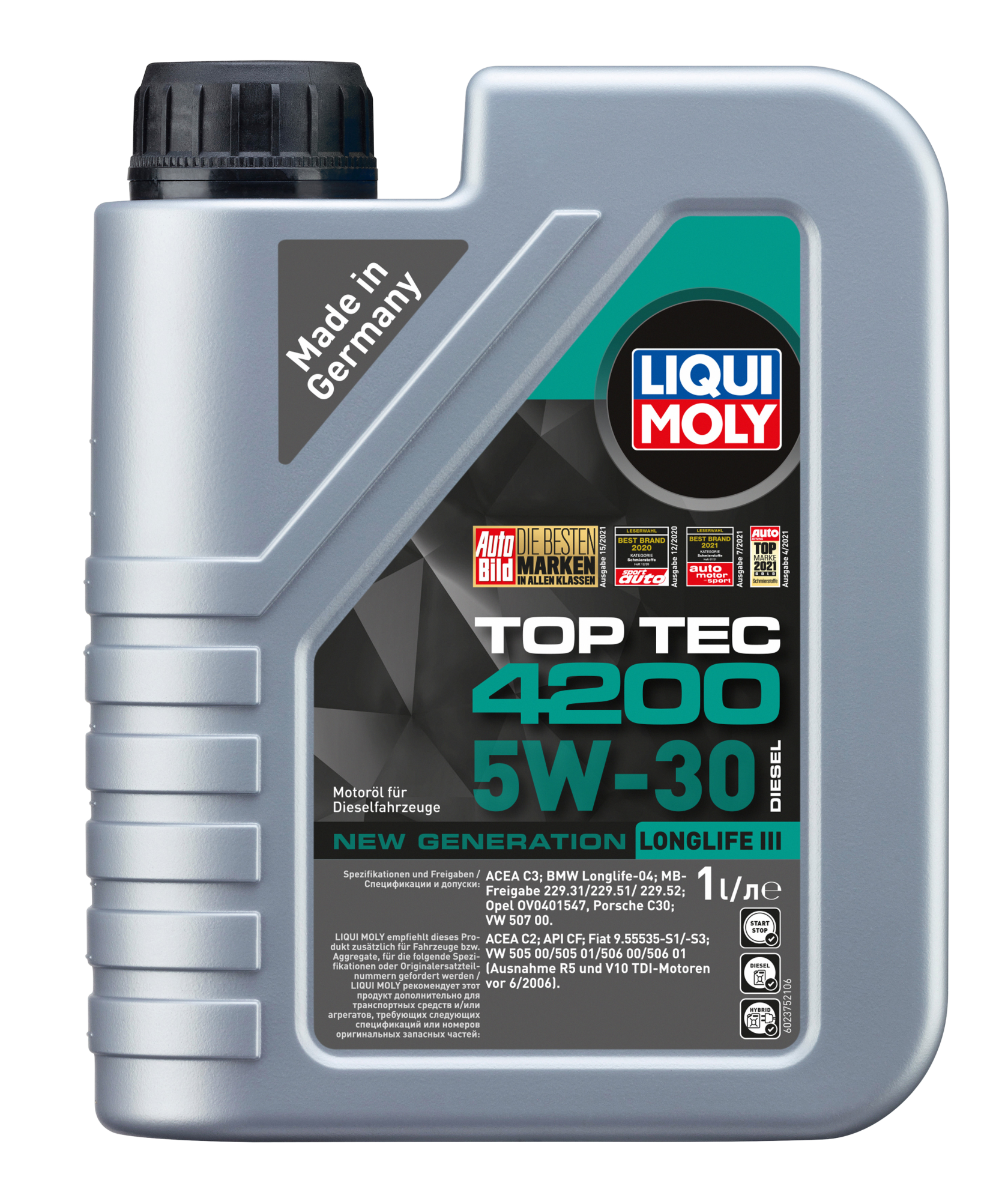 LIQUI MOLY Top Tec 4200 Diesel 5w30 (1л)