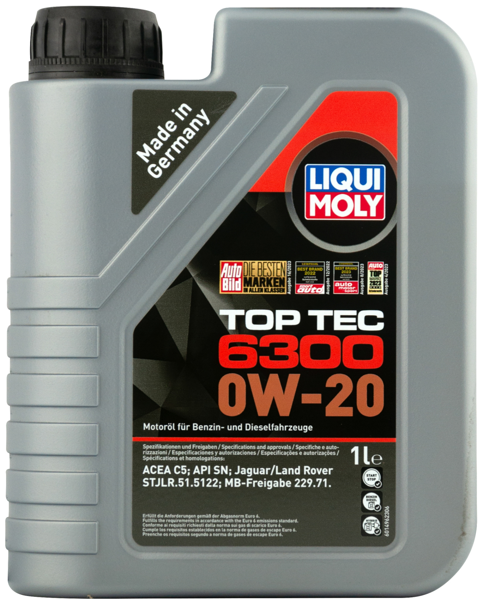 Синтетическое моторное масло Top Tec 6300 0W-20 0W-20
