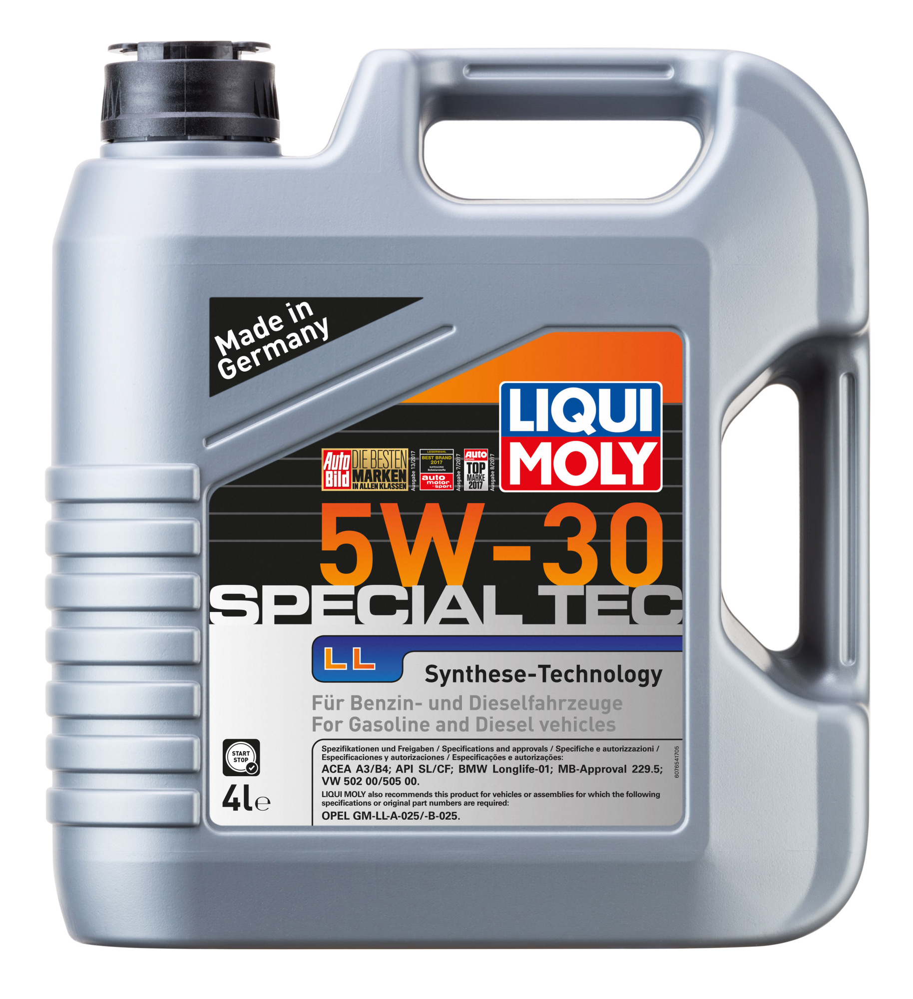 LIQUI MOLY Special Tec LL 5W-30 (4л) 7654