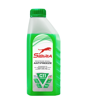 Антифриз SIBIRIA ОЖ-40 G11 зеленый 1кг