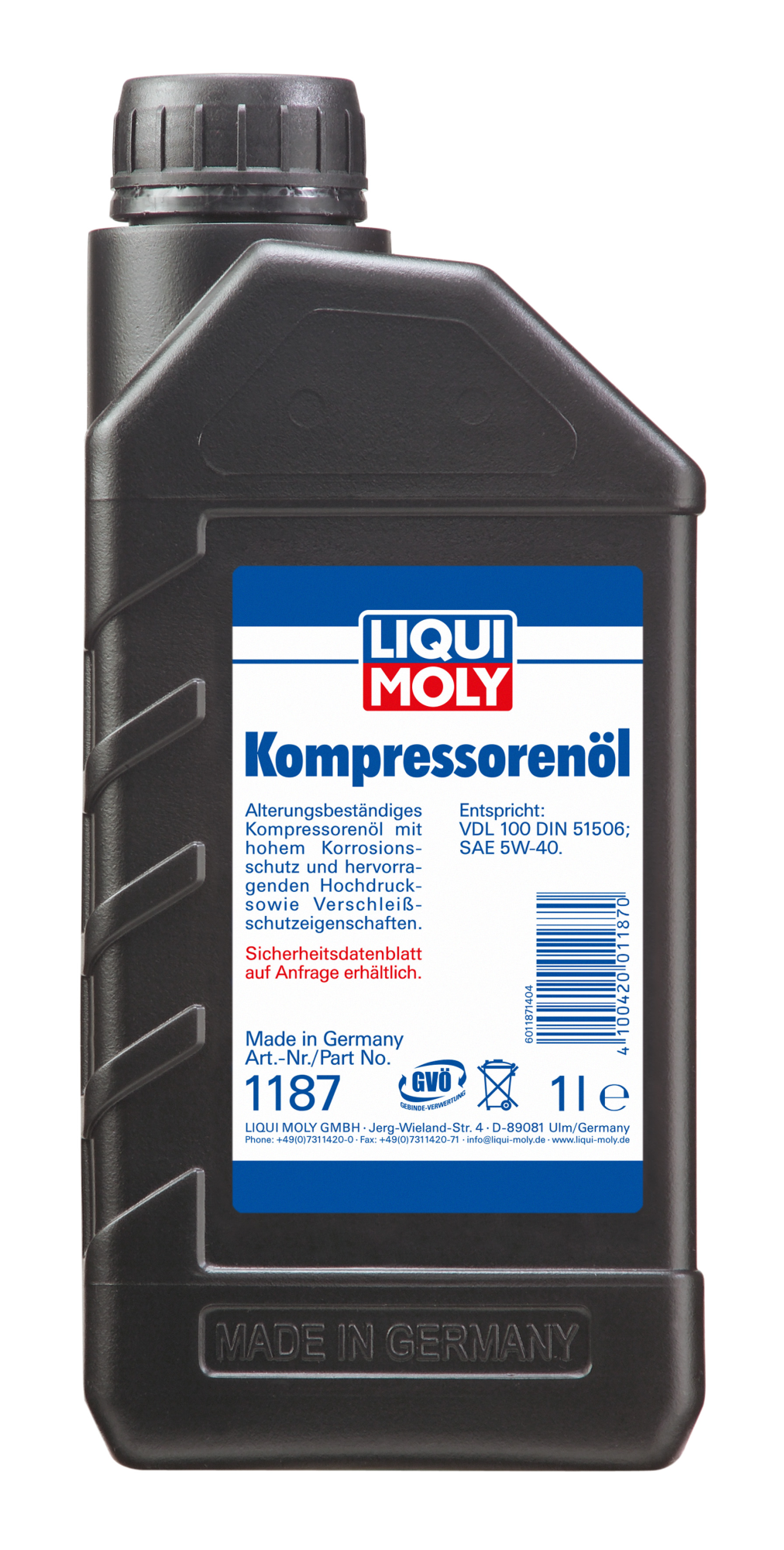 Liqui Moly Kompressorenoil 5W-40 1л