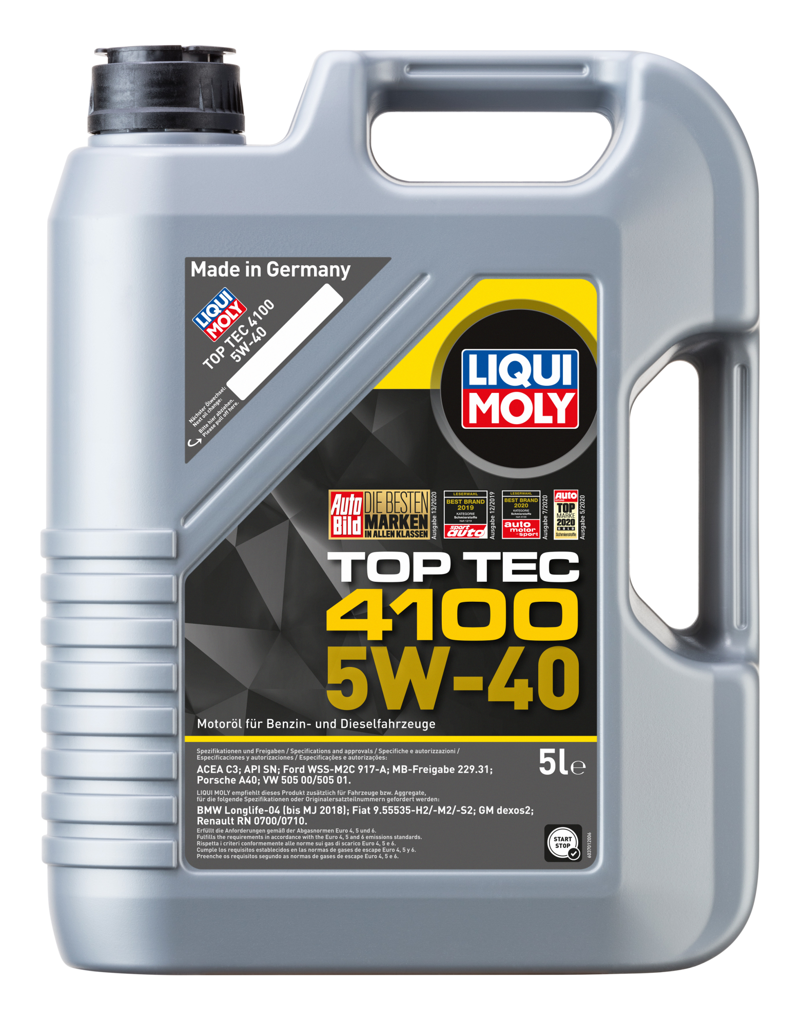 Liqui Moly Top Tec 4100 5W-40 5л