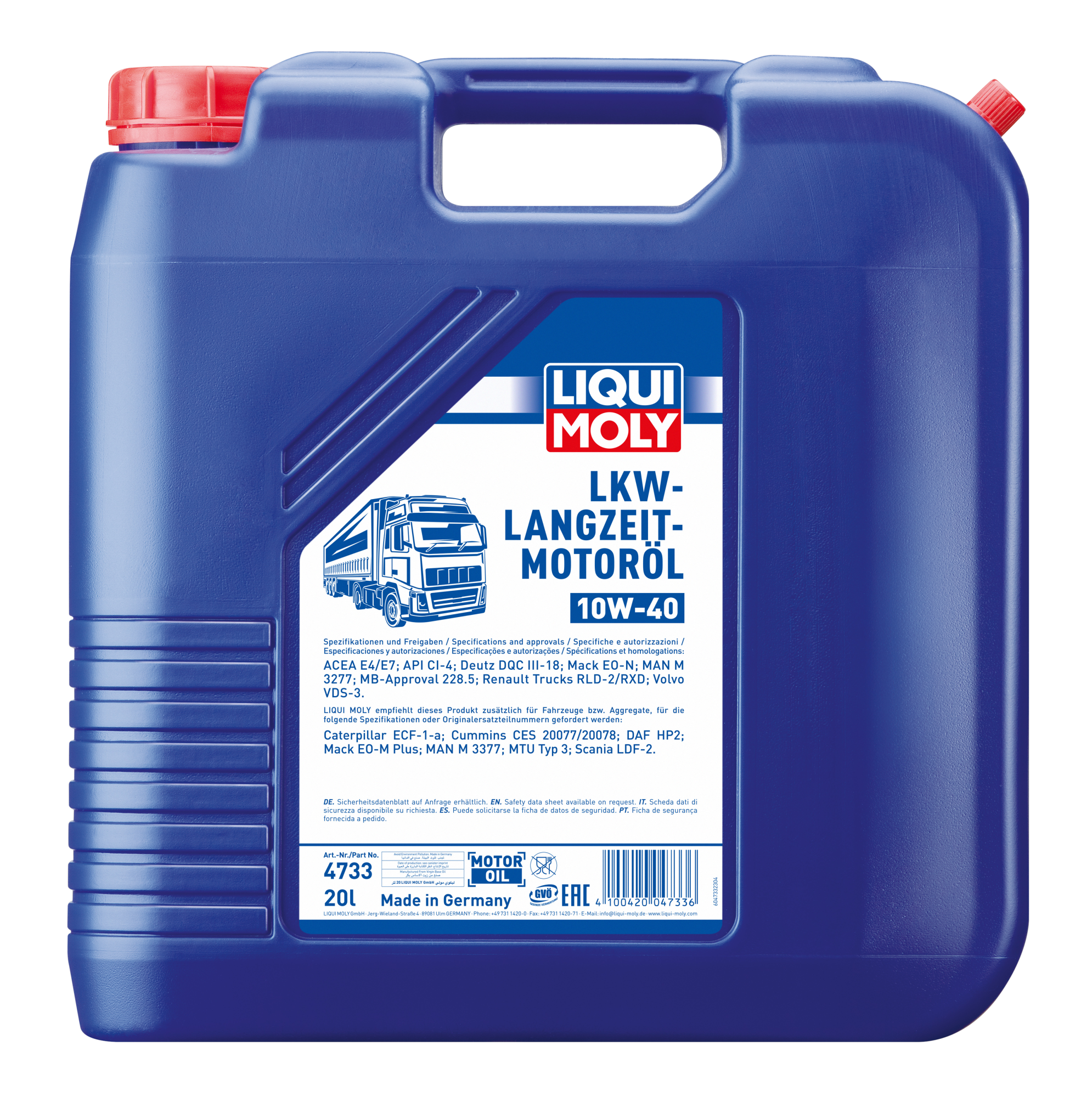 Liqui Moly LKW-Langzeit-Basic 10W-40 20л