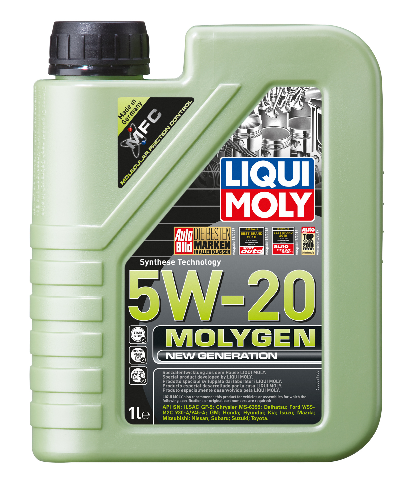 Liqui Moly Molygen New Generation 5W-20 1л