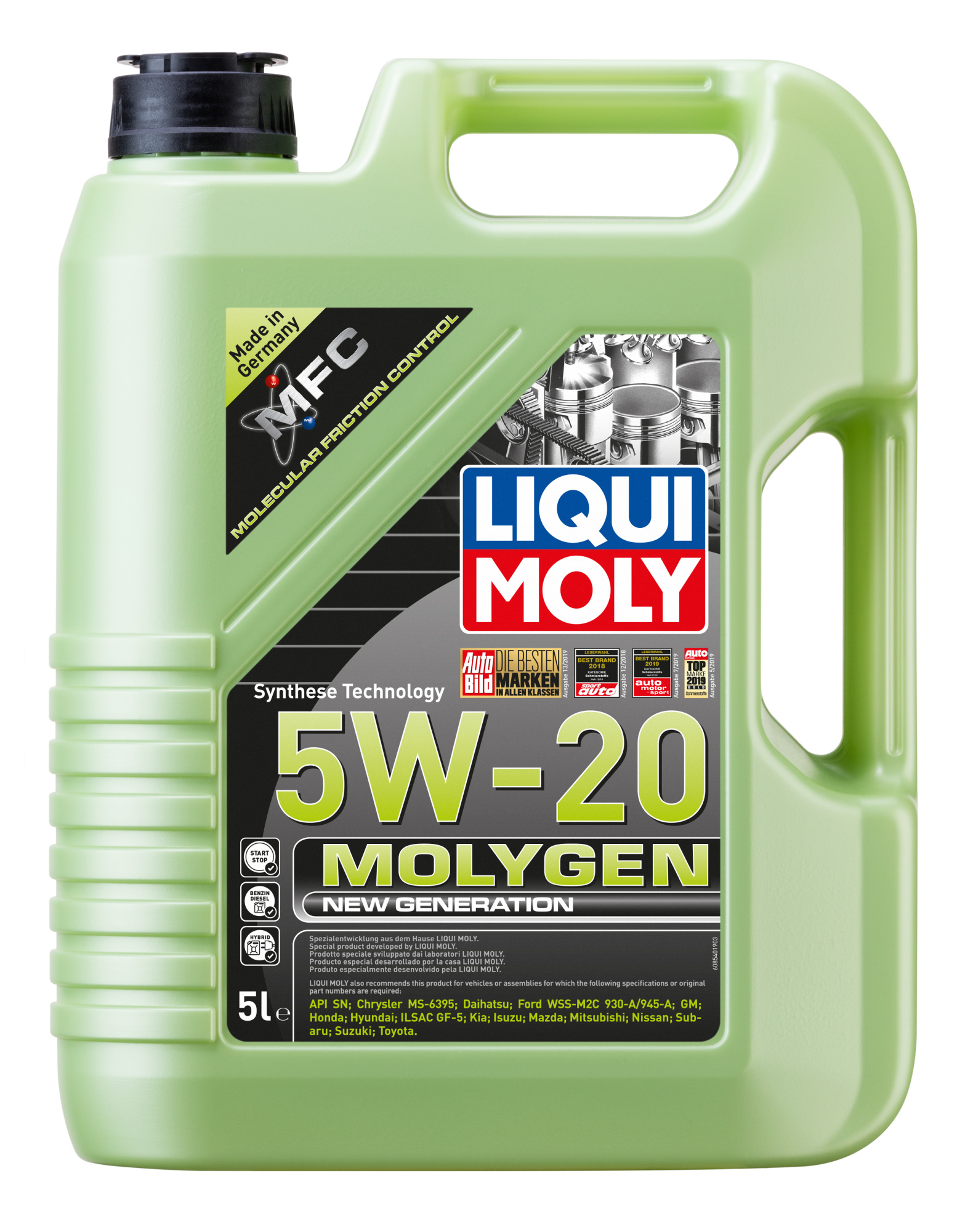 Liqui Moly Molygen New Generation 5W-20 5л