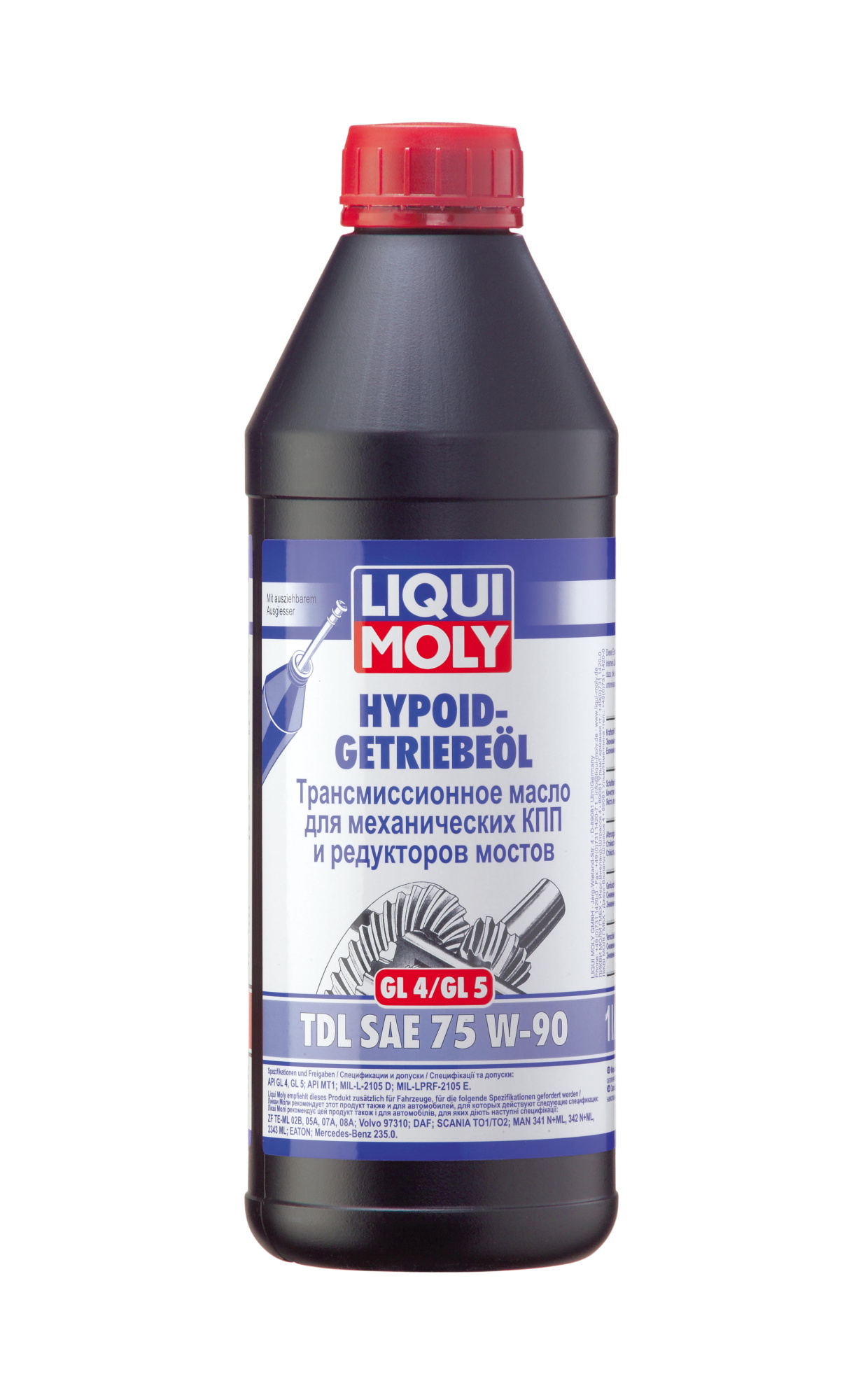 LIQUI MOLY Hypoid-Getriebeoill 75w90 GL-4/5 (1л) 3945