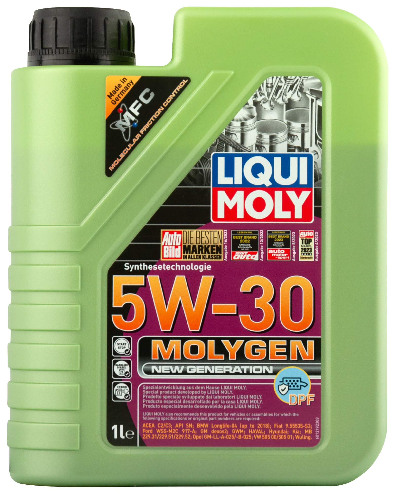 Liqui Moly Molygen New Generation DPF 5W-30 1л