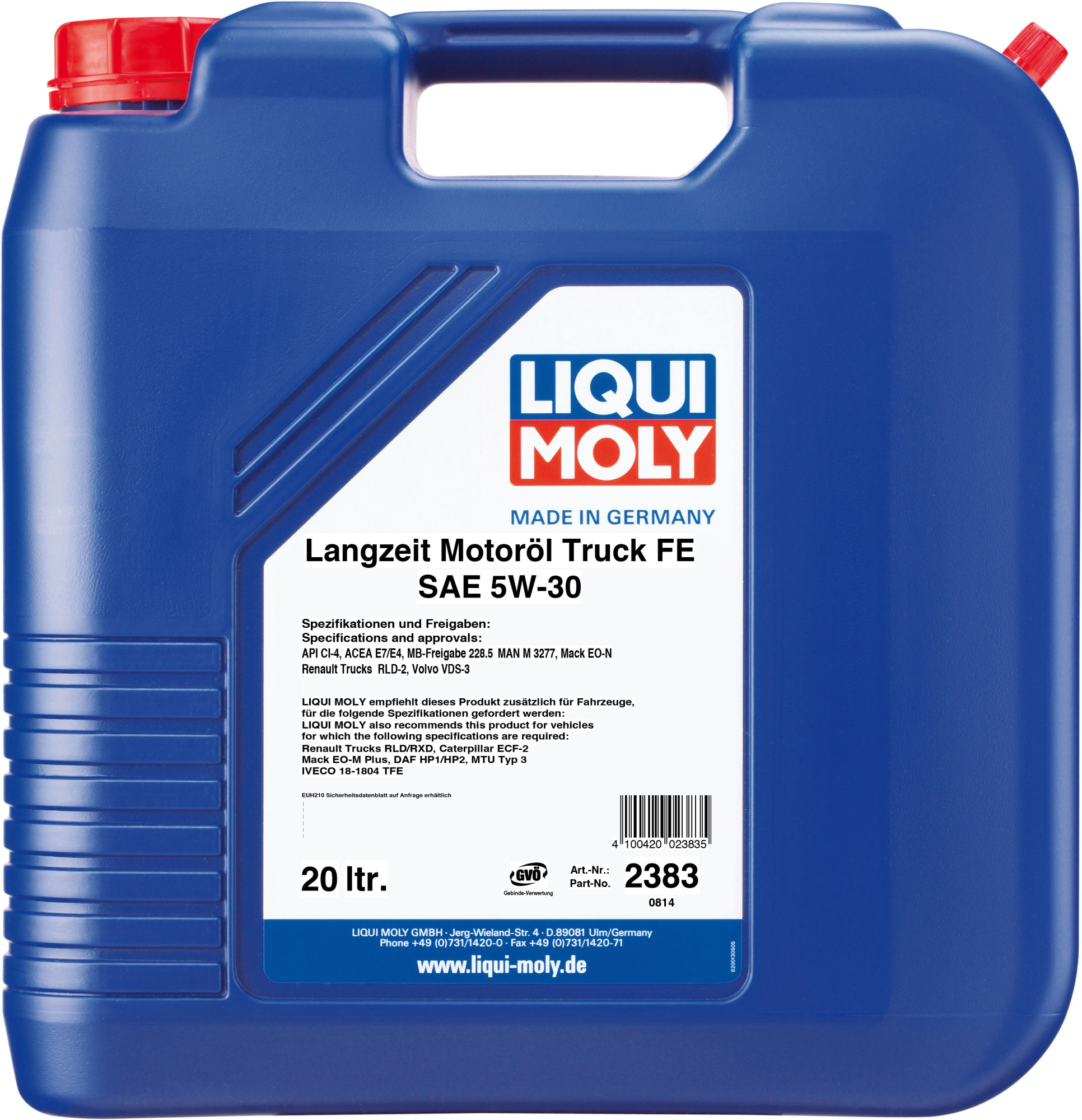 Liqui Moly Langzeit-Motoroil Truck FE 5W-30 20л