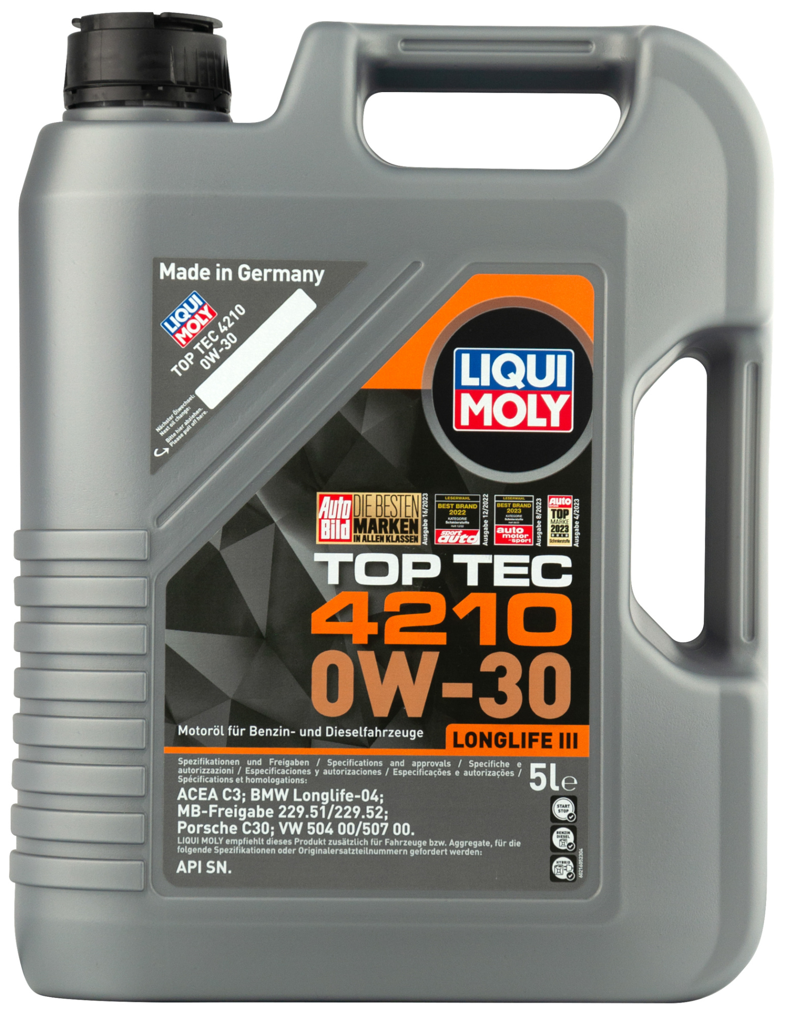 Liqui Moly Top Tec 4210 0W-30 C3 5л