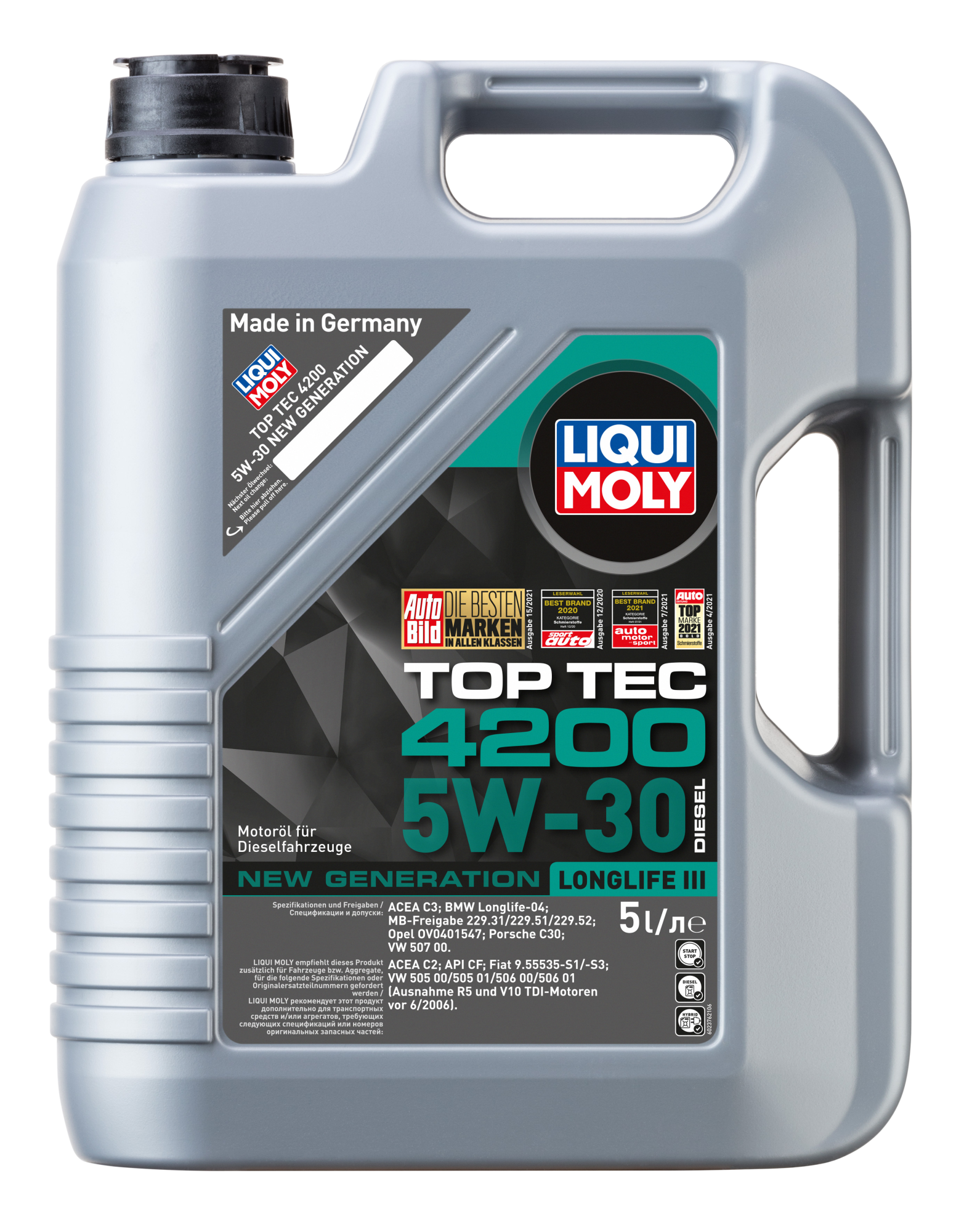 LIQUI MOLY Top Tec 4200 Diesel 5W30 (5л)