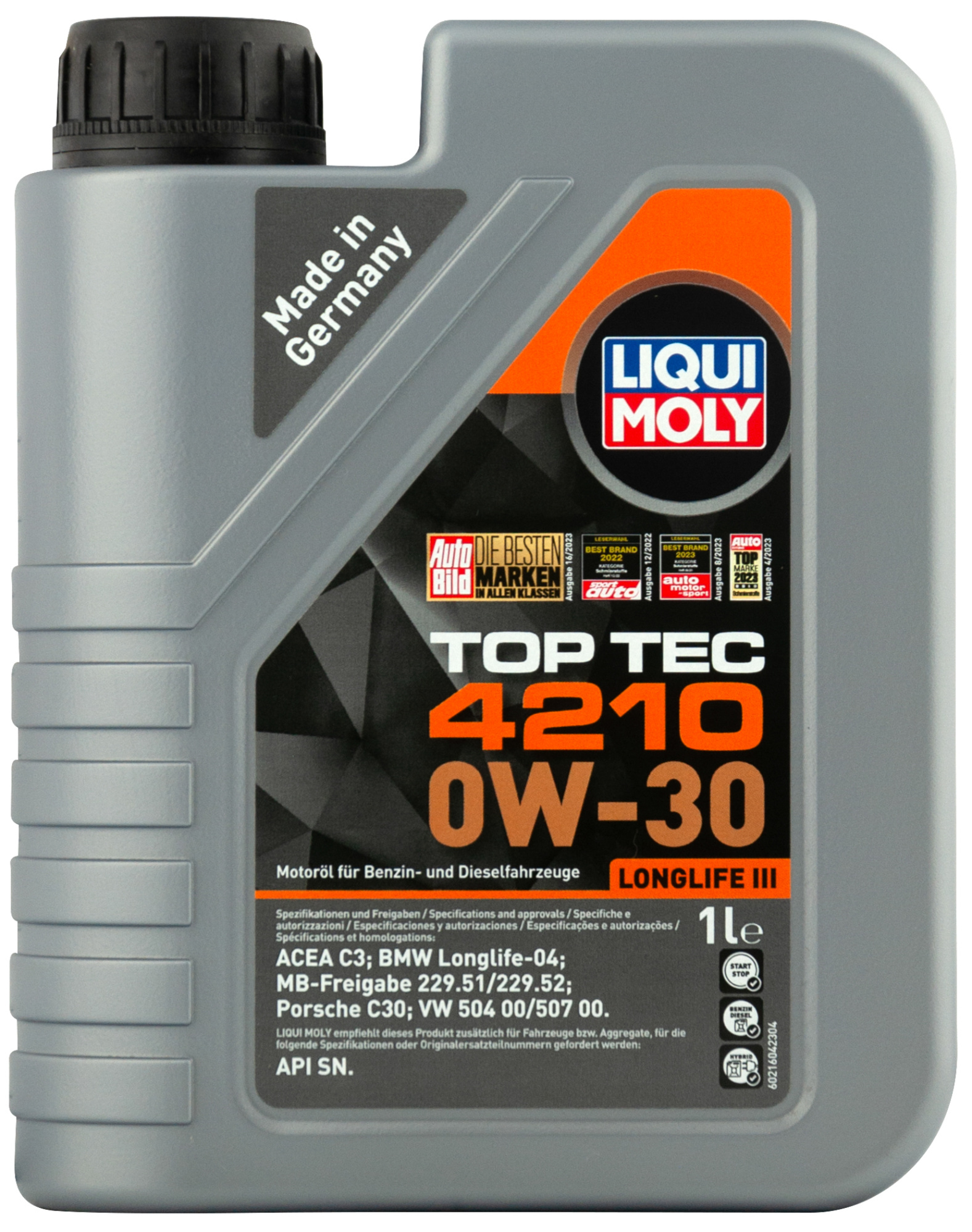 Liqui Moly Top Tec 4210 0W-30 C3 1л